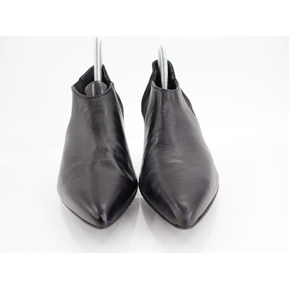 Rag & Bone Beha Chelsea Ankle Bootie Women 41 / 11 Black Leather Suede Stiletto - Picture 3 of 16